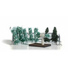 Christmas tree sale scene