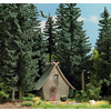 Witch¬¥s cottage with flying witch