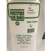 V-Groove Siding .020” (0.50 mm) Thick - Opaque White Polystyrene 6” x 12” Shts. 15 x 30 cm