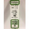 Channels 14” (35 cm) Length Opaque White Polystyrene 0.156 4mm