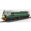 Class 33/1 D6580 BR Green Small Yellow Panels
