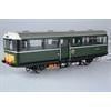 AC cars W79977 BR dark green livery with small yellow panels and white cab roofs
