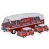 BMC Car Transporter & Two Minis BMC Competitions Dept