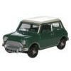 Austin Mini Almond Green/Old English White