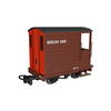 009 Single Veranda Brake Van - Brown with Red Ends No.6
